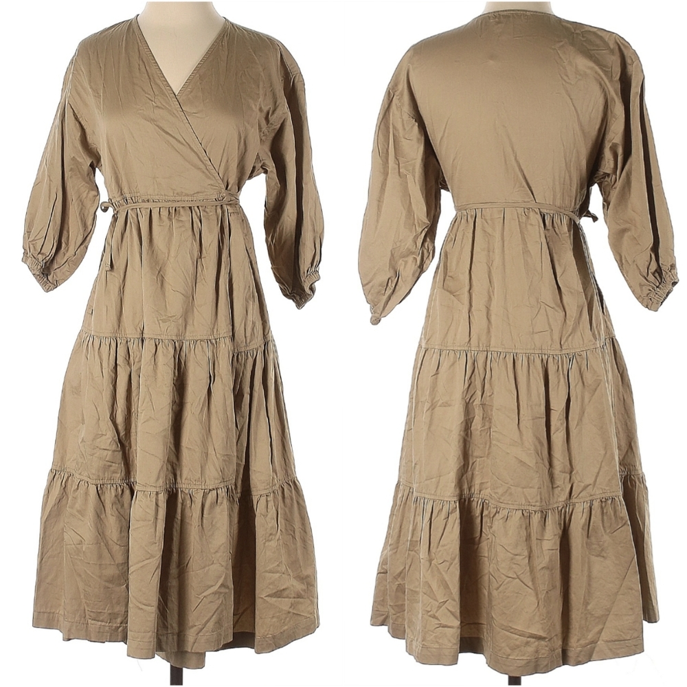 Sweet Baby Jamie Ric Rac Wrap Dress - Picture 3 of 6